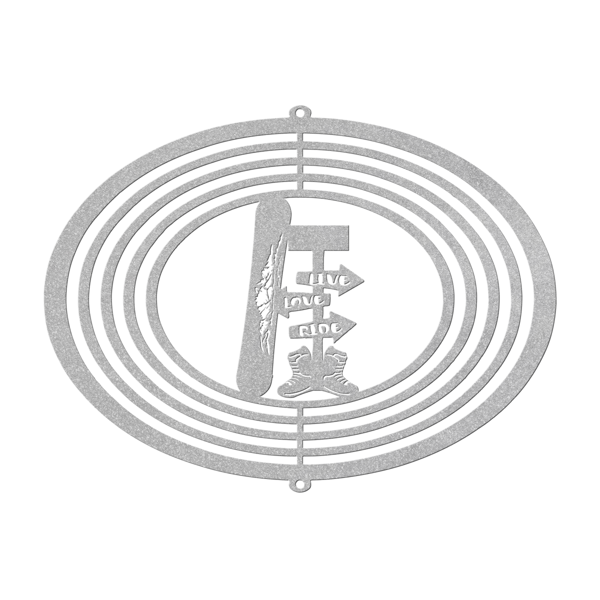 PERSONALIZED WIND SPINNER - Live Love Ride - Made in the USA 🇺🇸