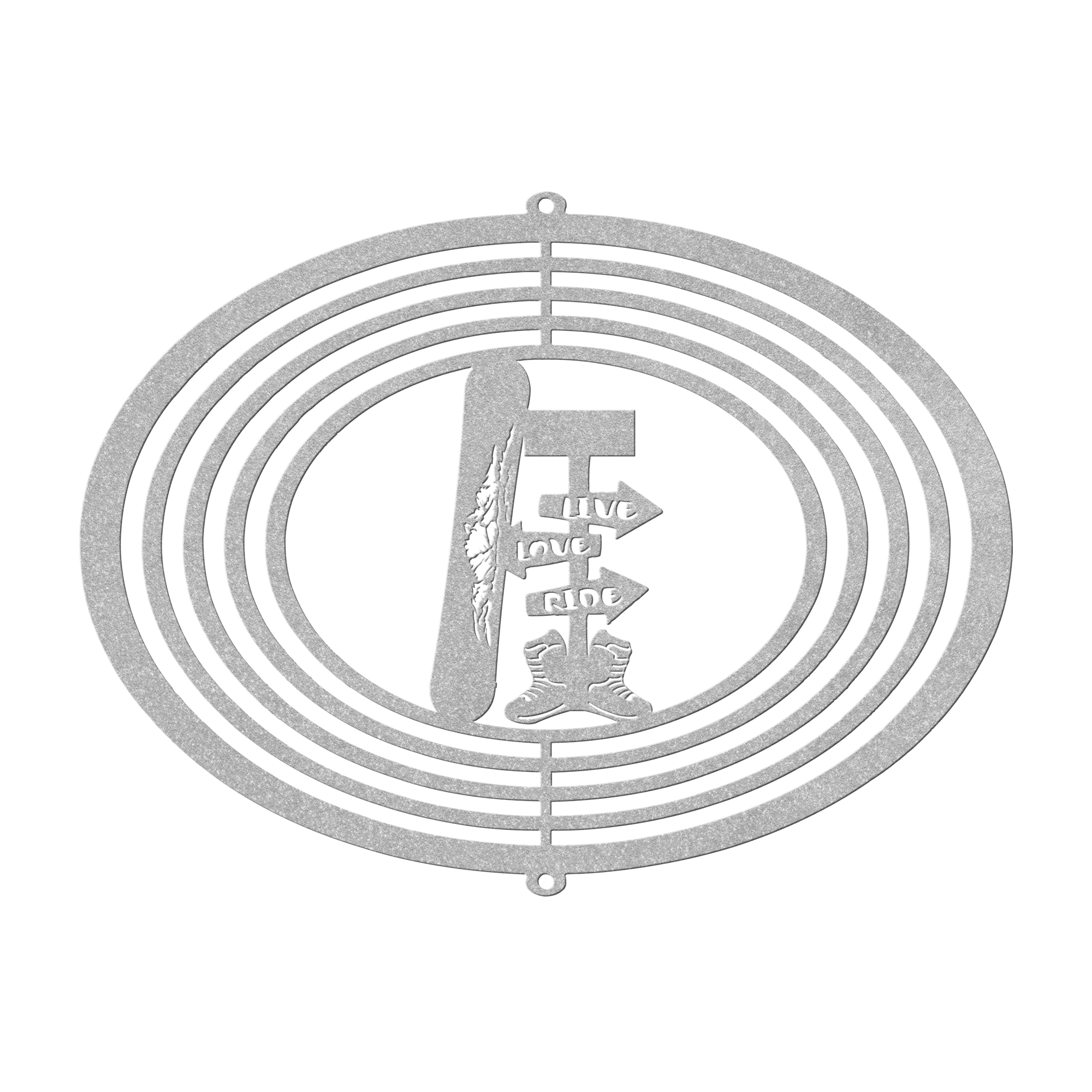 PERSONALIZED WIND SPINNER - Live Love Ride - Made in the USA 🇺🇸