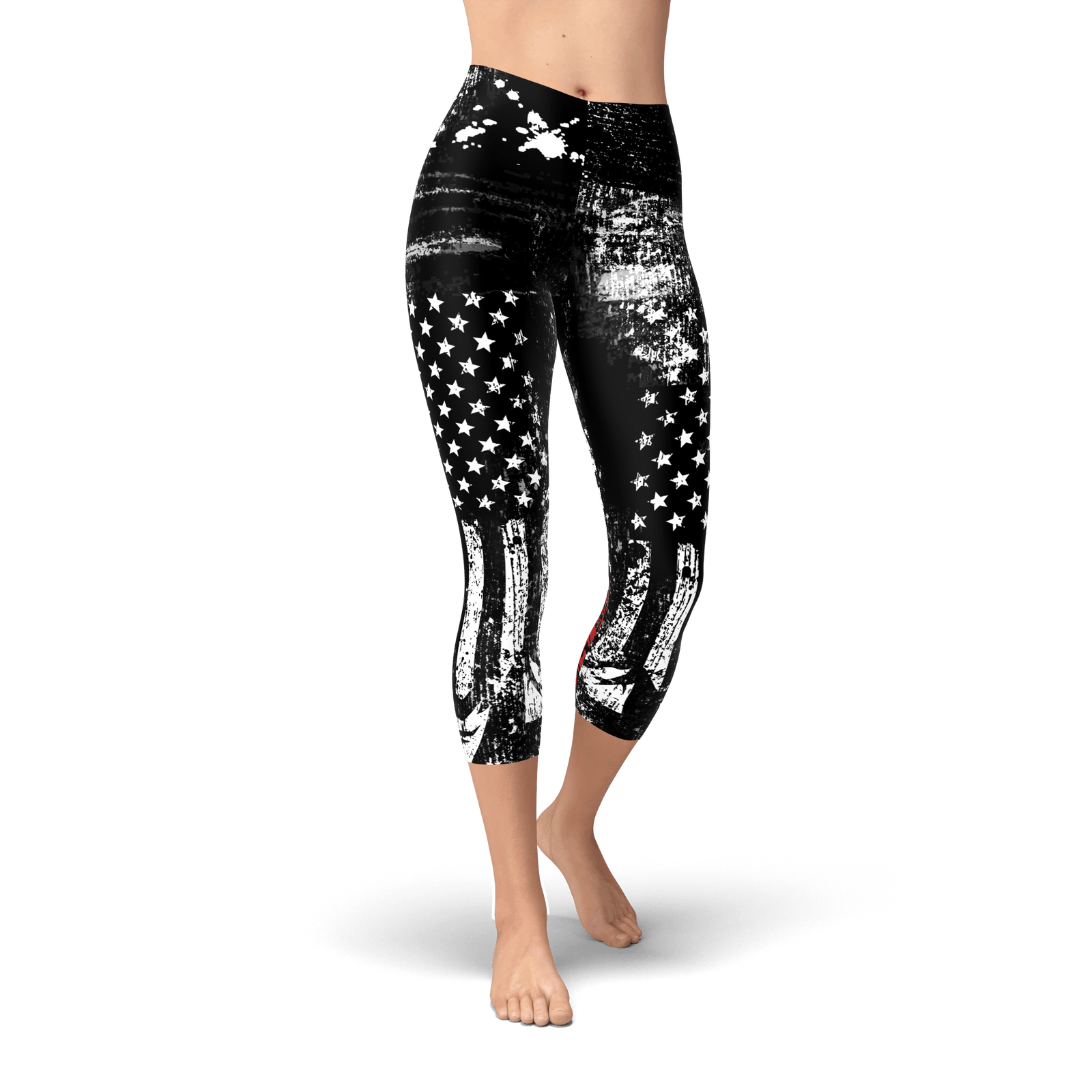 USA Ski Flag Capris - Powderaddicts