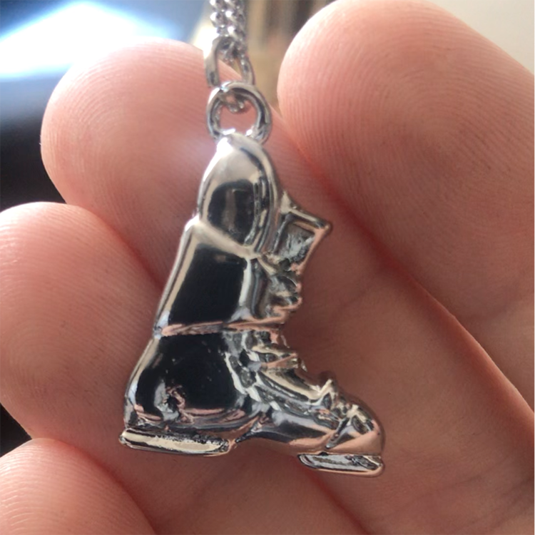 Ski Boot Pendant Necklace - Powderaddicts