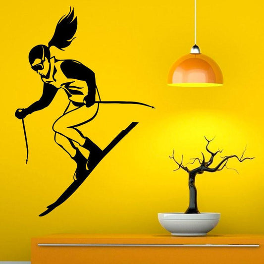 Ski Like A Girl - Decal - Powderaddicts