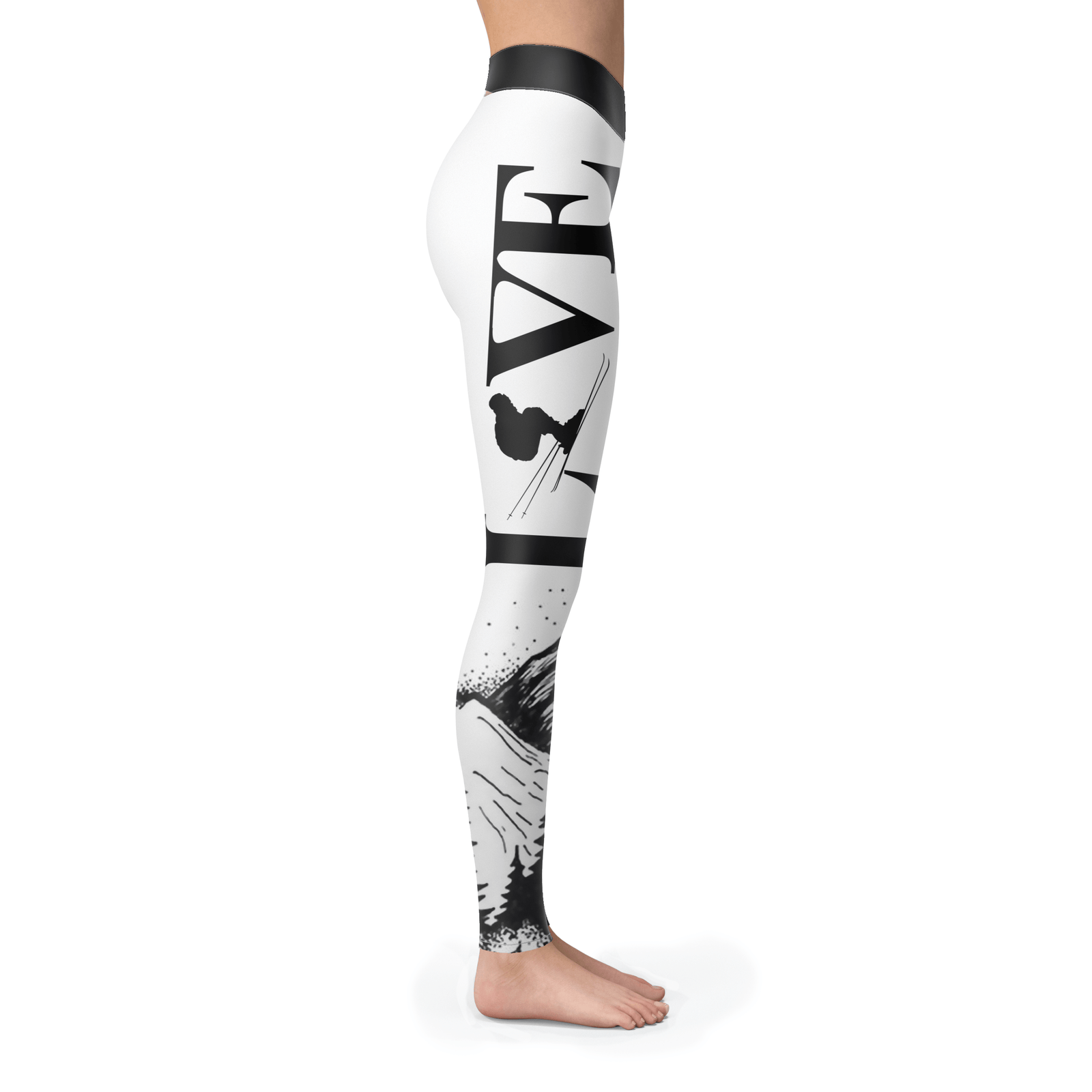 Love Skiing Leggings - Powderaddicts