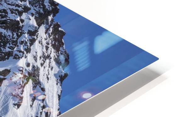 A couple telemark skiing on the Ruth Glacier - Powderaddicts