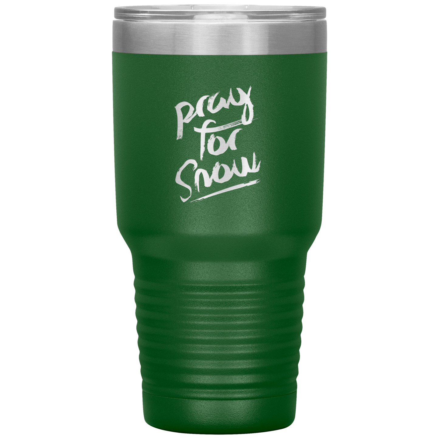 Pray For Snow Back 30oz Tumbler - Powderaddicts