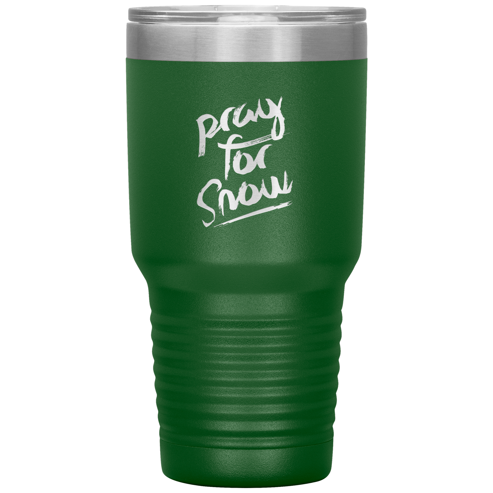 Pray For Snow Back 30oz Tumbler - Powderaddicts