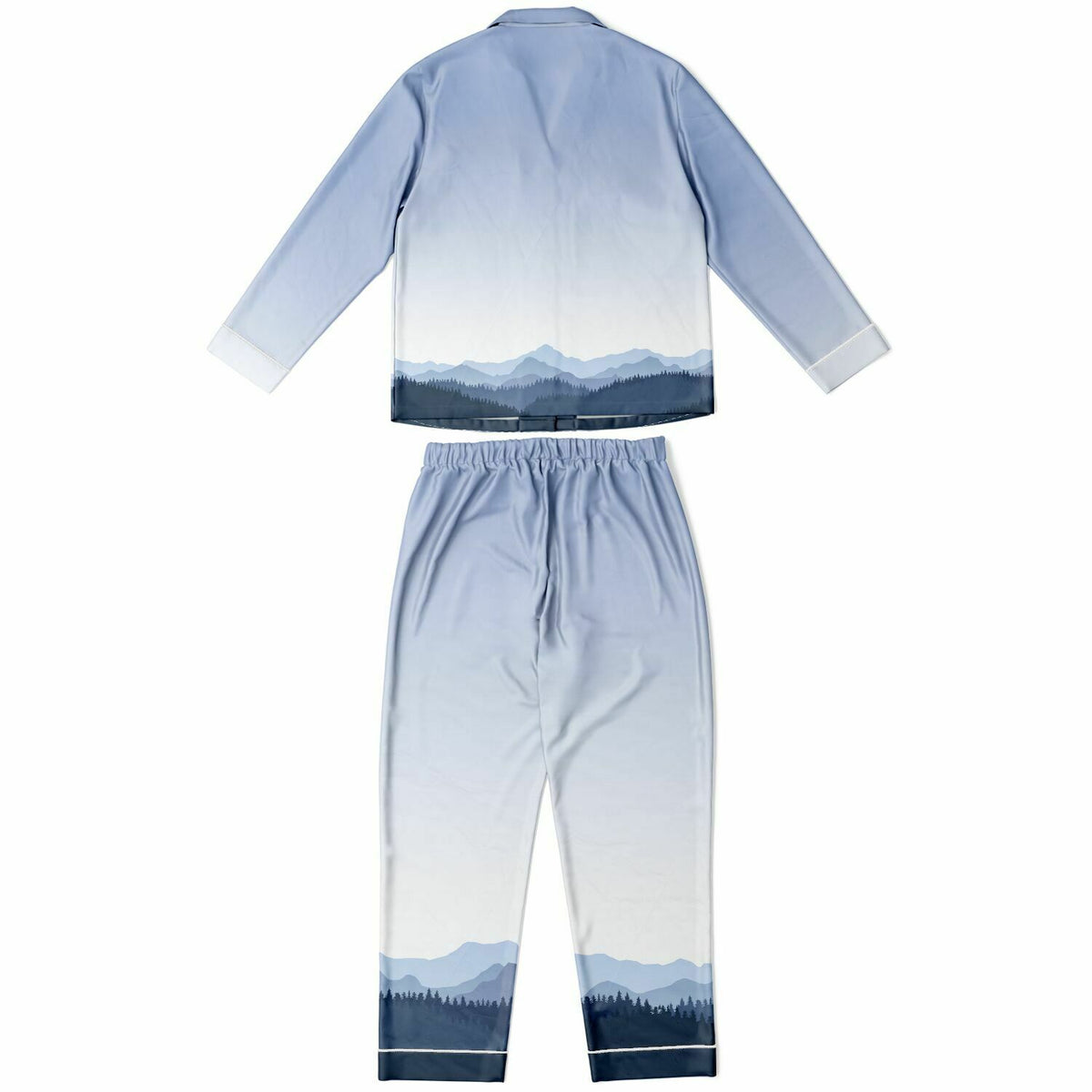 Mountain Gradient Satin Pajamas - Powderaddicts