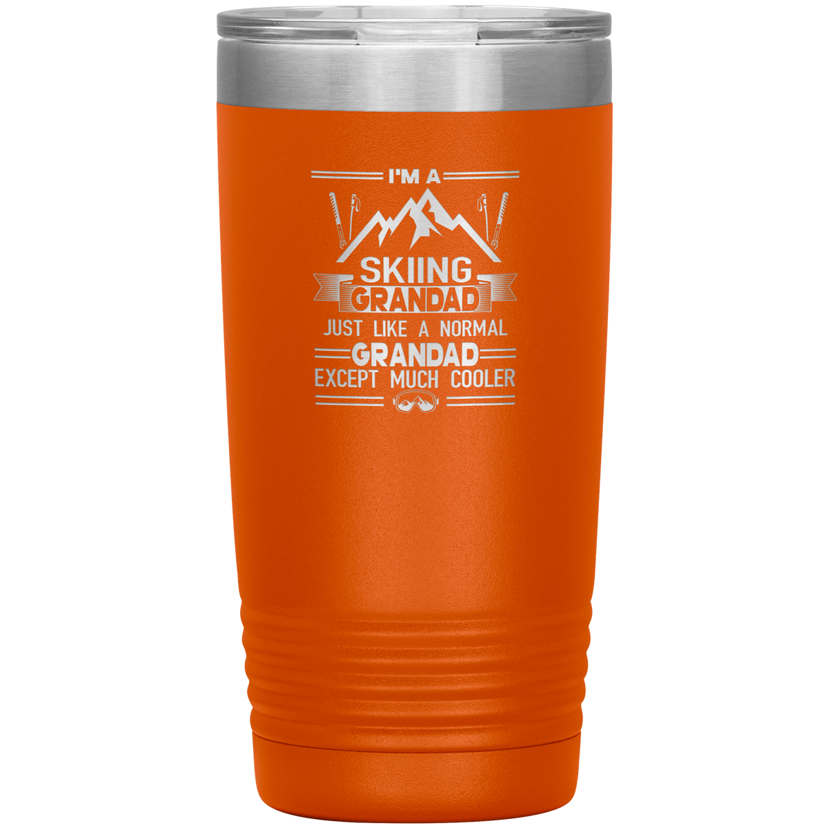 I&#39;m A Skiing Grandad 20oz Tumbler - Powderaddicts
