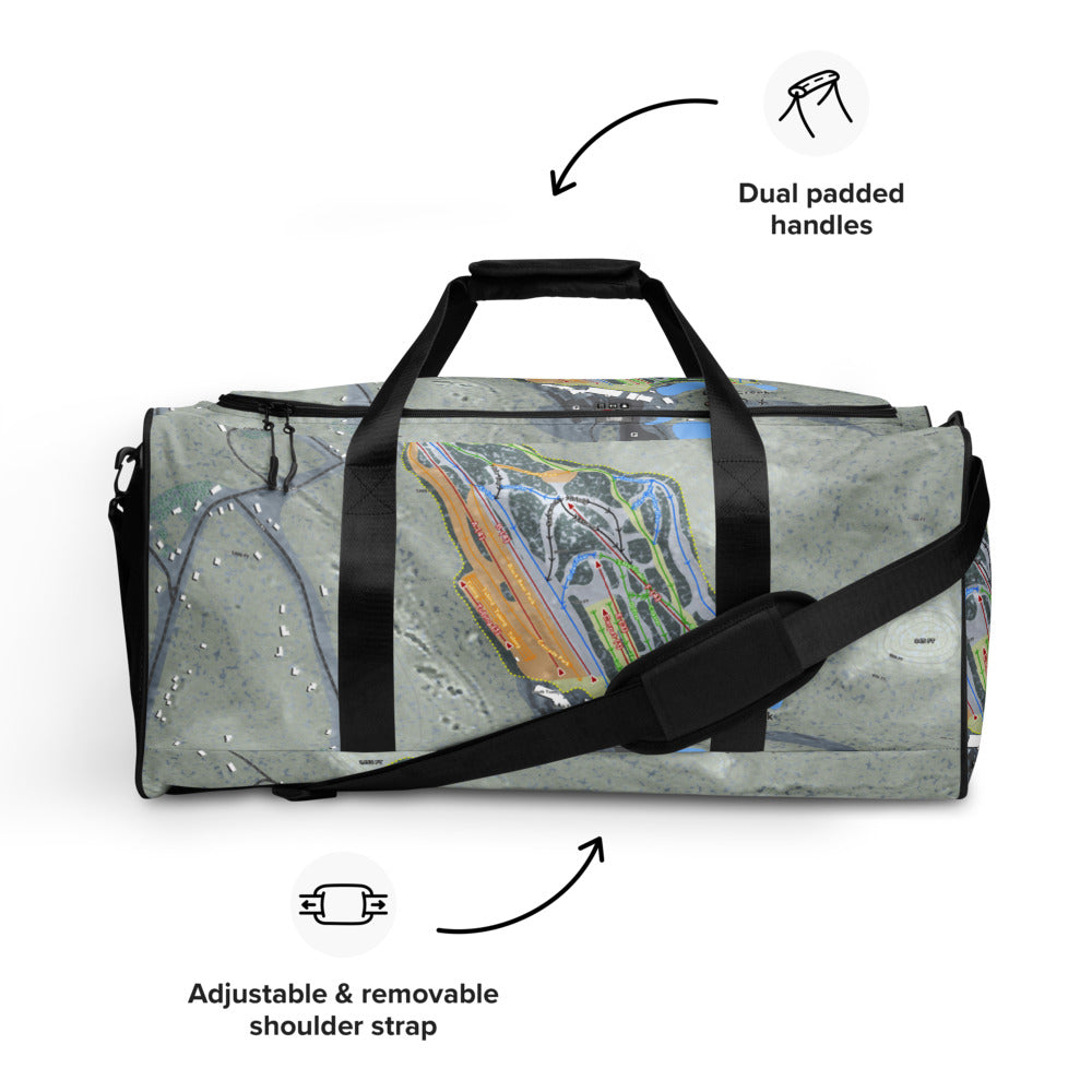Bear Creek, Pennsylvania Ski Trail Map Duffle Bag