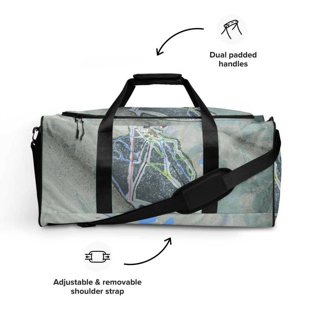 Laurel Mountain, Pennsylvania Ski Trail Map Duffle Bag