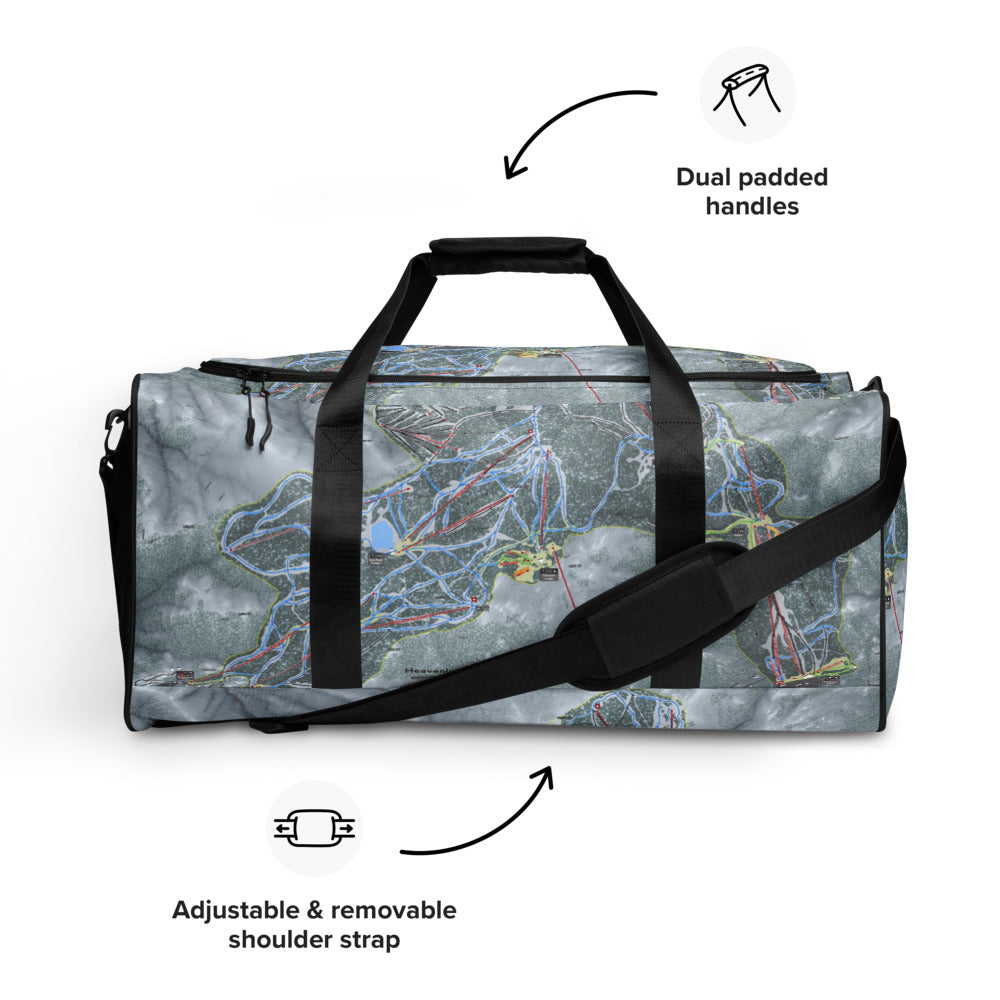 Heavenly, Nevada Ski Trail Map Duffle Bag