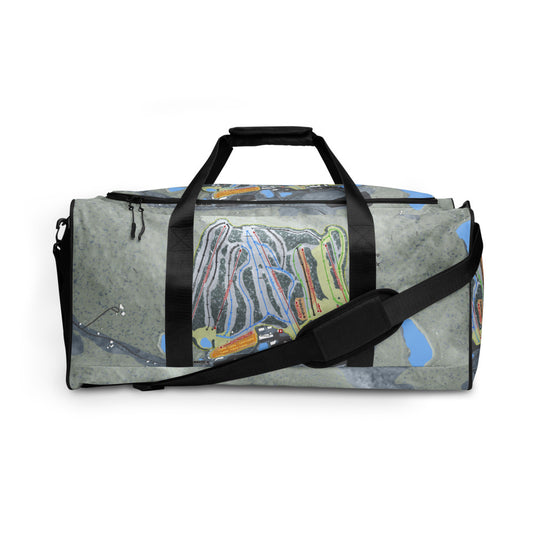 Roundtop, Pennsylvania Ski Trail Map Duffle Bag - Powderaddicts