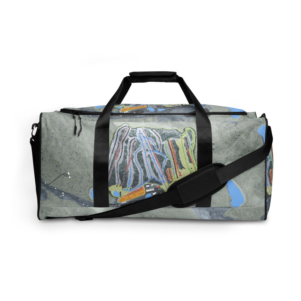 Roundtop, Pennsylvania Ski Trail Map Duffle Bag - Powderaddicts