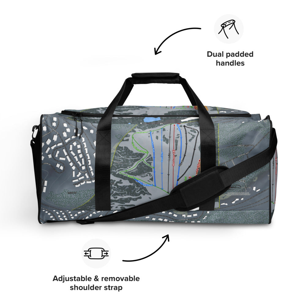 Woodward Park City, Utah Ski Trail Map Duffle Bag