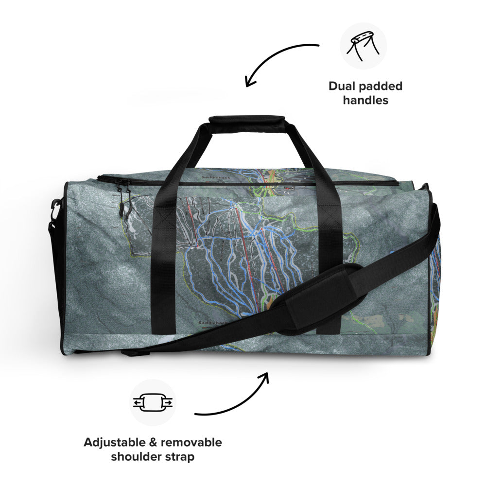 Saddleback, Maine Ski Trail Map Duffle Bag