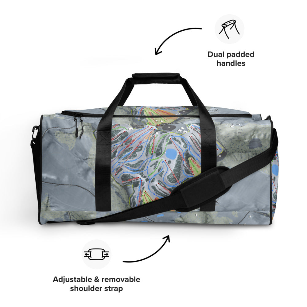 Afton Alps, Minnesota Ski Trail Map Duffle Bag