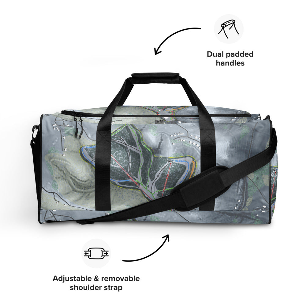 Coffee Mill, Minnesota Ski Trail Map Duffle Bag