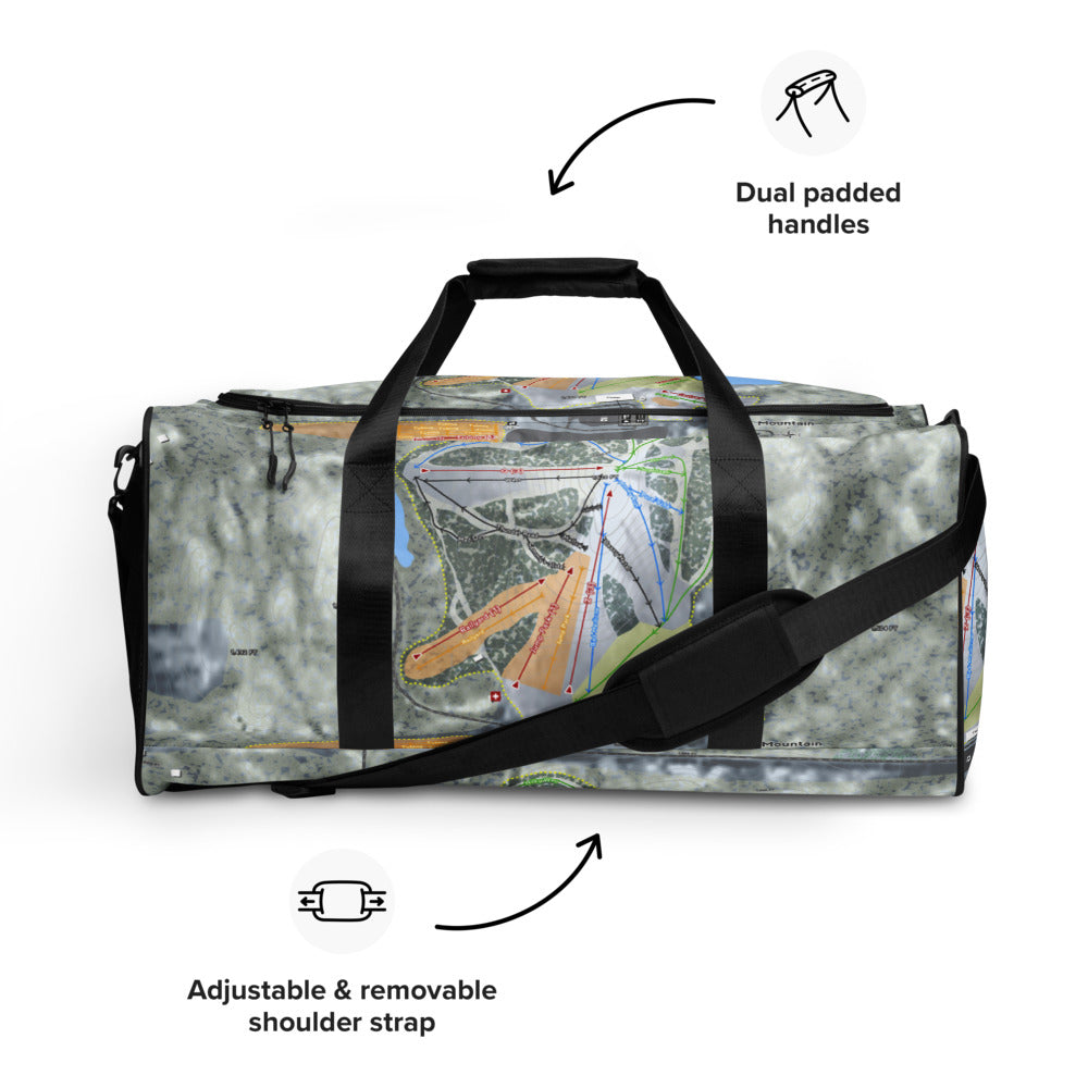 Detroit Mountain, Minnesota Ski Trail Map Duffle Bag