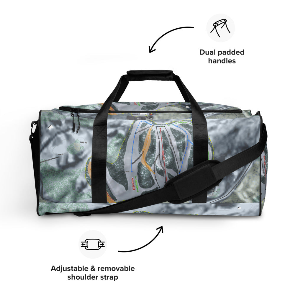 Mount Ski Gull, Minnesota Ski Trail Map Duffle Bag
