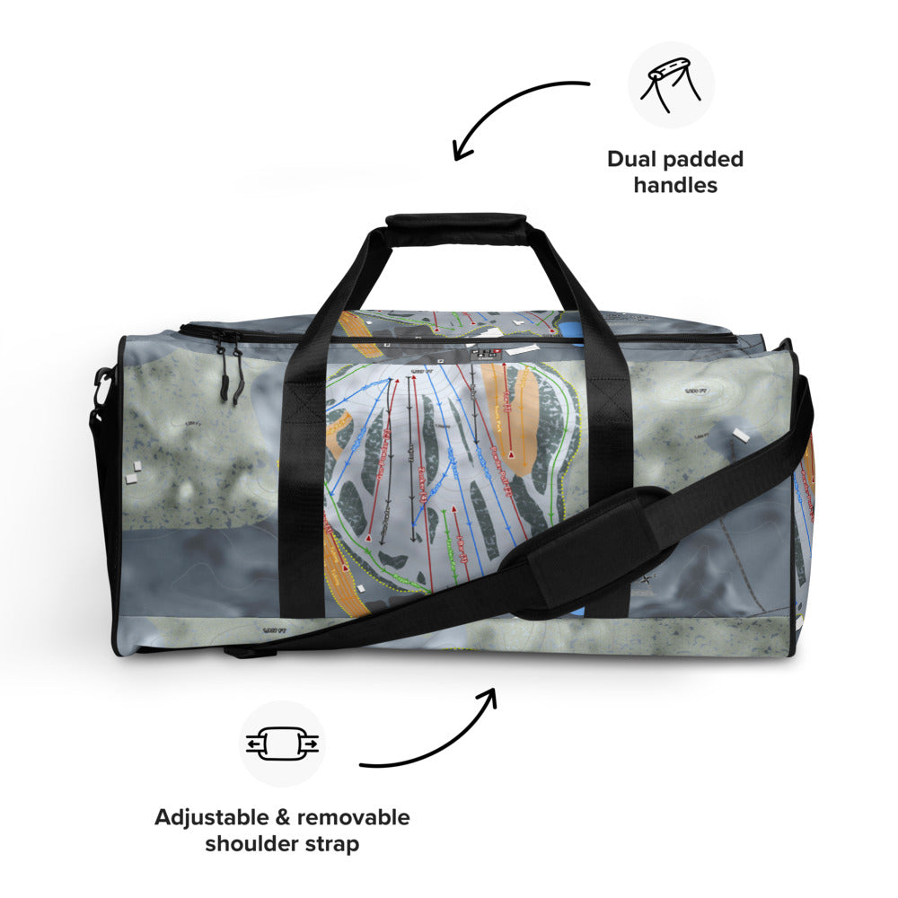 Powder Ridge, Minnesota Ski Trail Map Duffle Bag