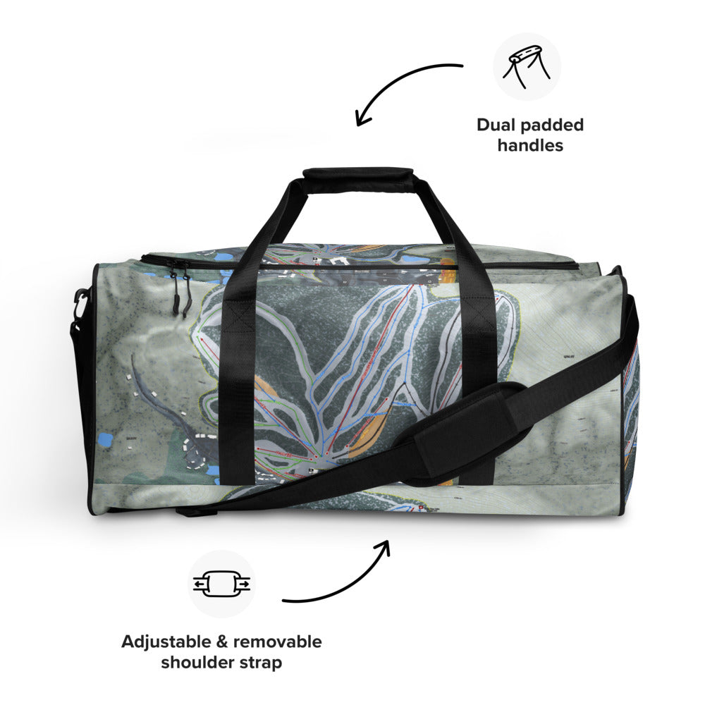 Whitetail, Pennsylvania Ski Trail Map Duffle Bag