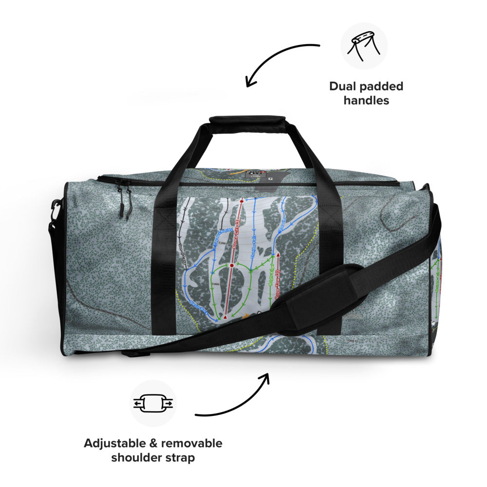 Elk Ridge, Arizona Ski Trail Map Duffle Bag