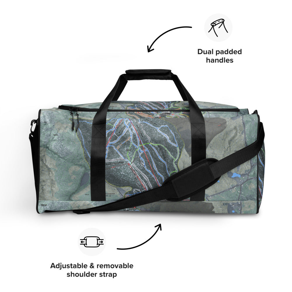 Mount Sunapee, New Hampshire Ski Trail Map Duffle Bag