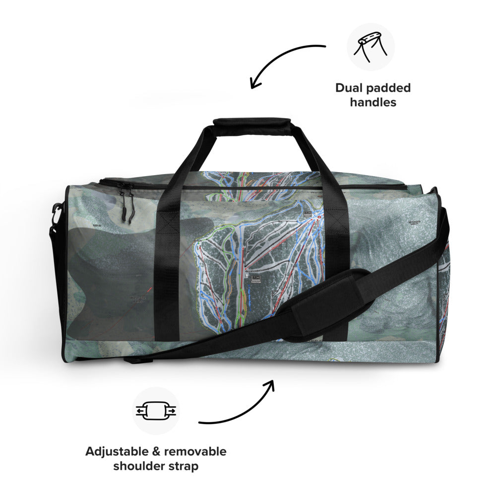 Waterville Valley, New Hampshire Ski Trail Map Duffle Bag