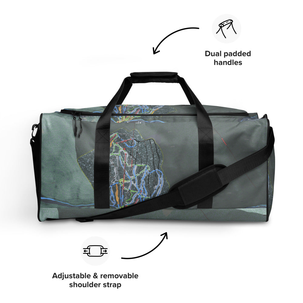 Sipapu, New Mexico Ski Trail Map Duffle Bag