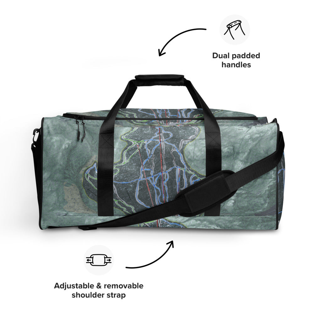 Wildcat Mountain, New Hampshire Ski Trail Map Duffle Bag - Powderaddicts