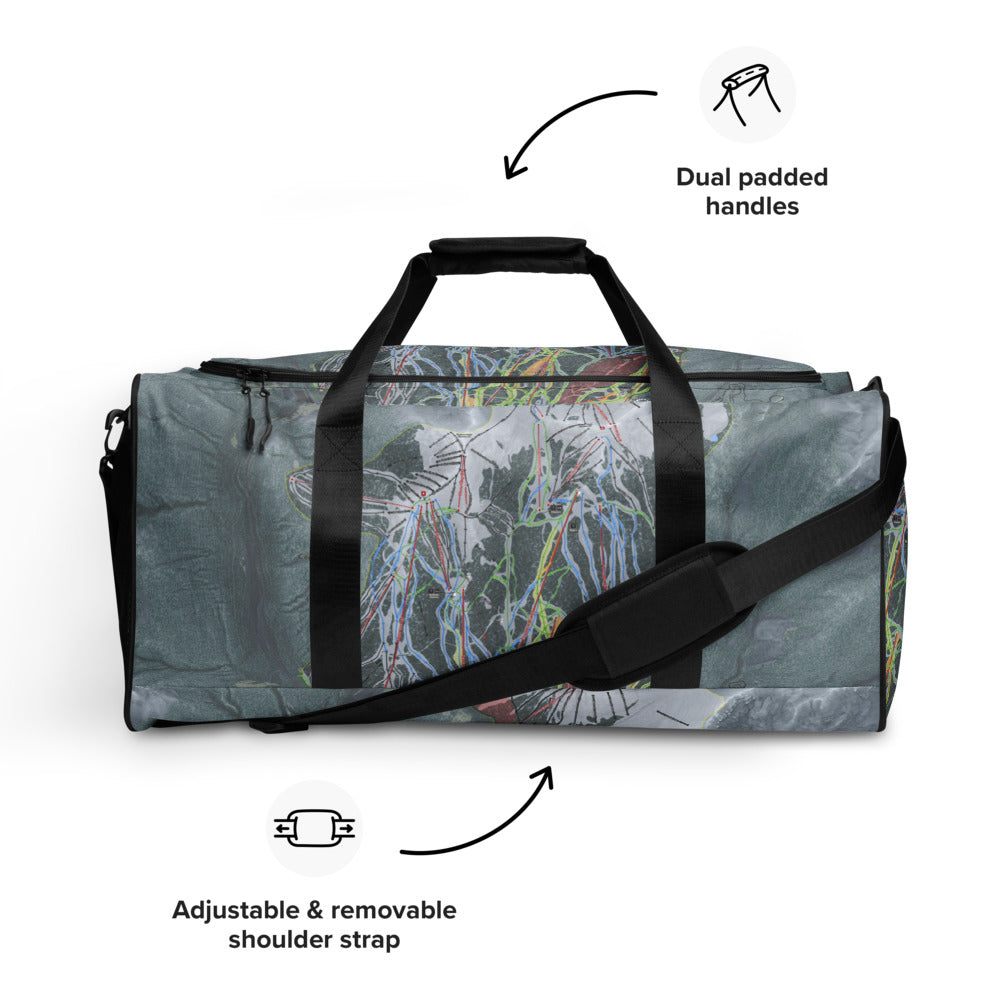 Copper Mountain, Colorado Ski Trail Map Duffle Bag
