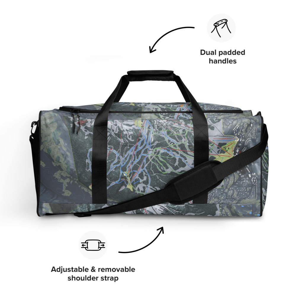 Crested Butte,  Colorado Ski Trail Map Duffle Bag