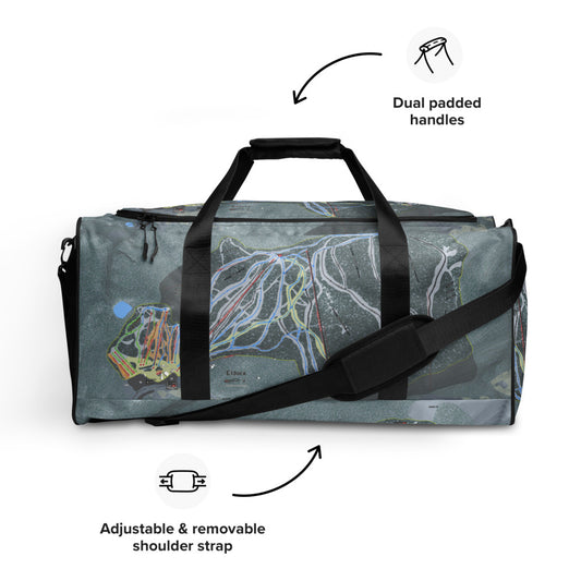 Eldora, Colorado Ski Trail Map Duffle Bag - Powderaddicts
