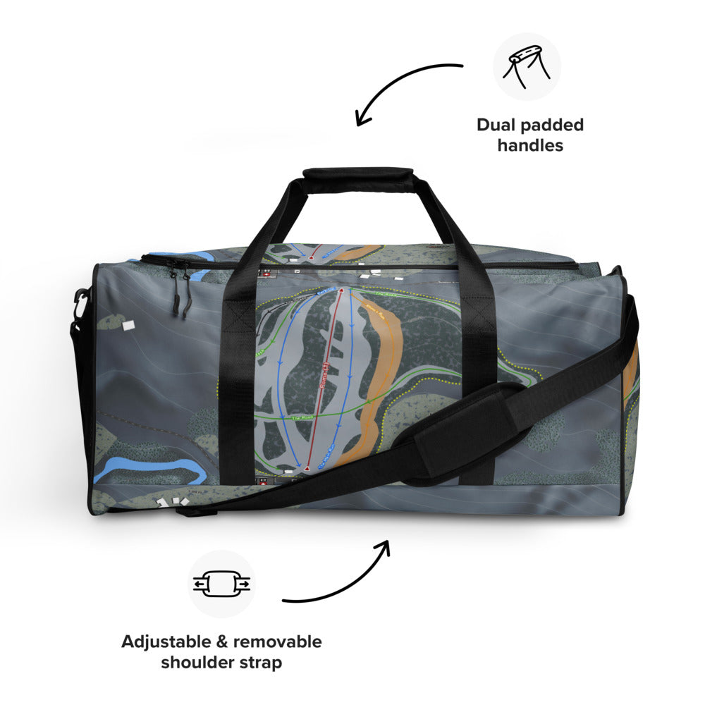 Lake City, Colorado Ski Trail Map Duffle Bag