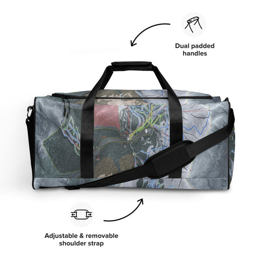 Loveland , Colorado Ski Trail Map Duffle Bag - Powderaddicts