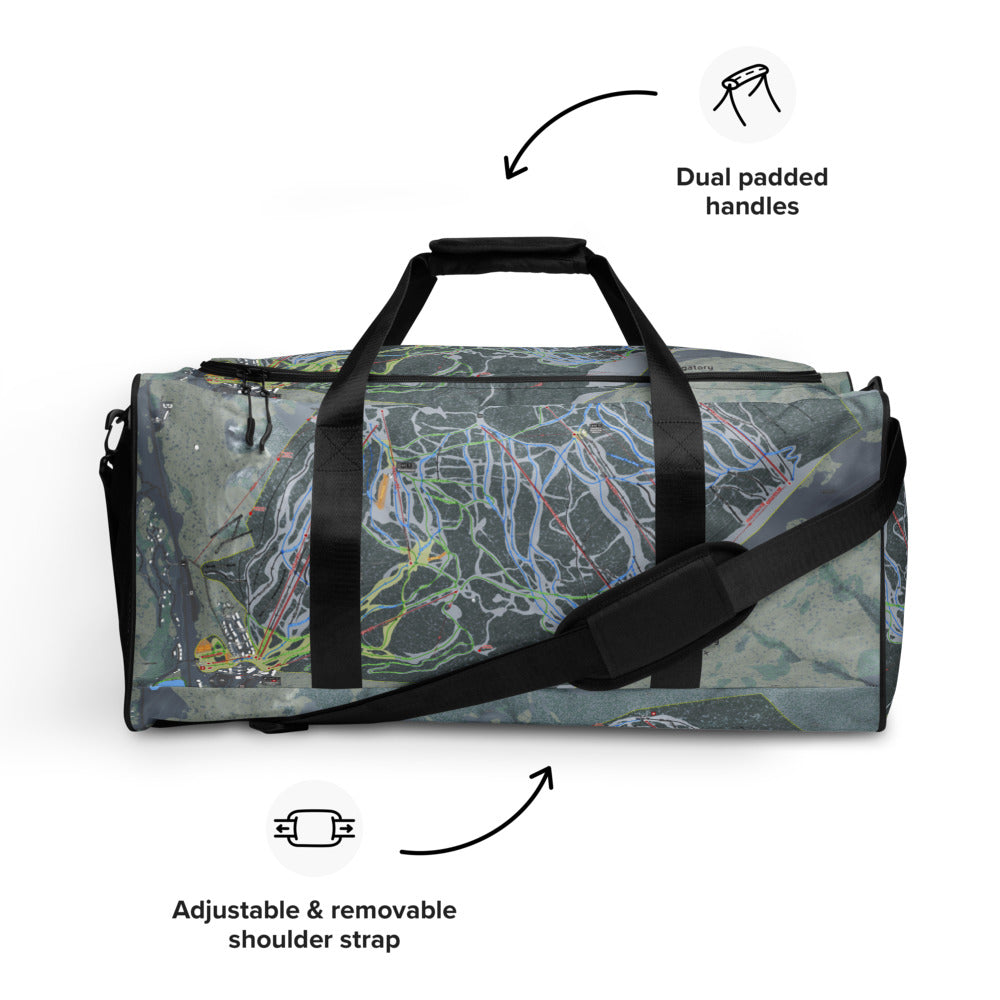 Purgatory, Colorado Ski Trail Map Duffle Bag