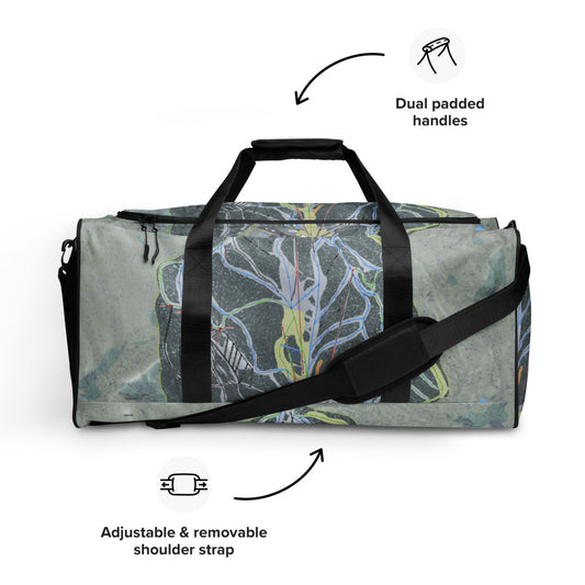 Sunlight Ski, Colorado Trail Map Duffle Bag - Powderaddicts