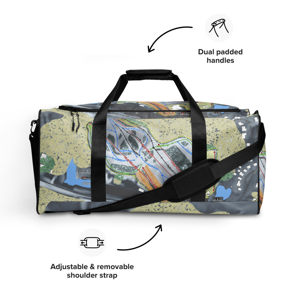 Little Switzerland, Wisconsin Ski Trail Map Duffle Bag