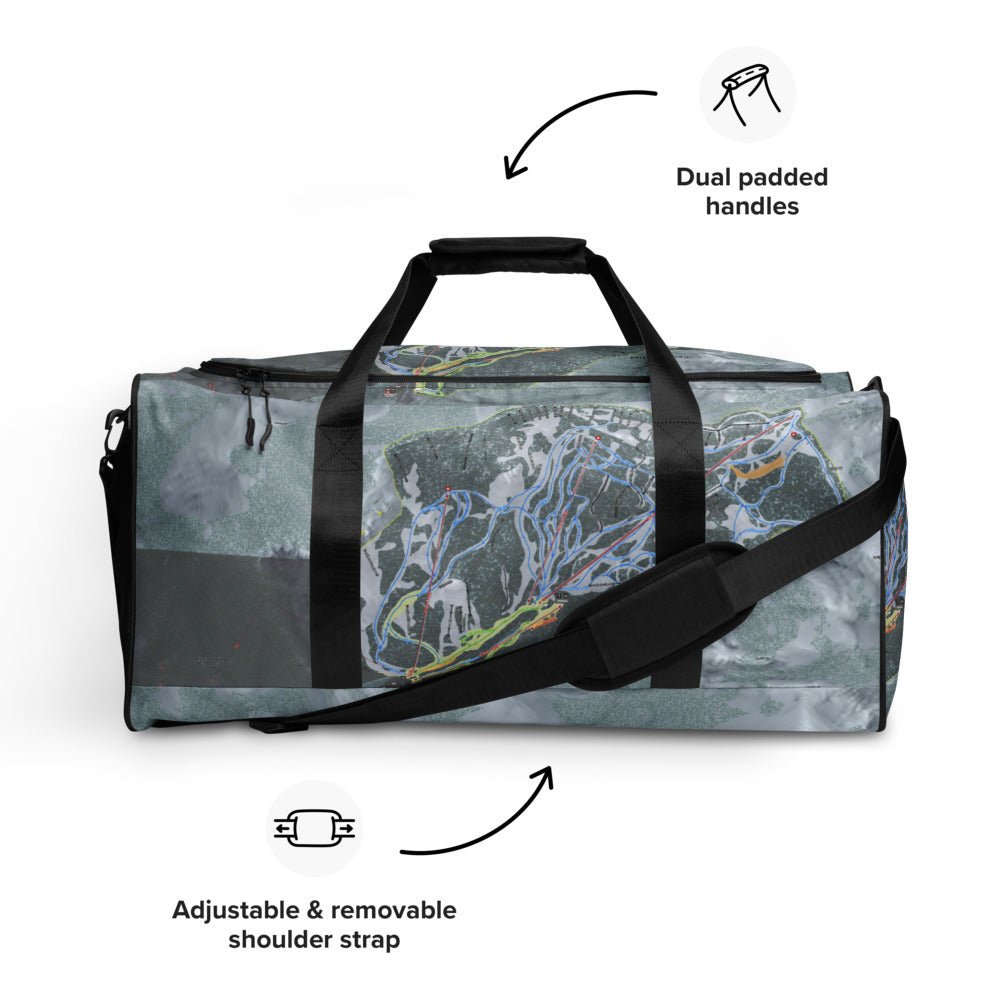 Mission Ridge, Washington Ski Trail Map Duffle Bag