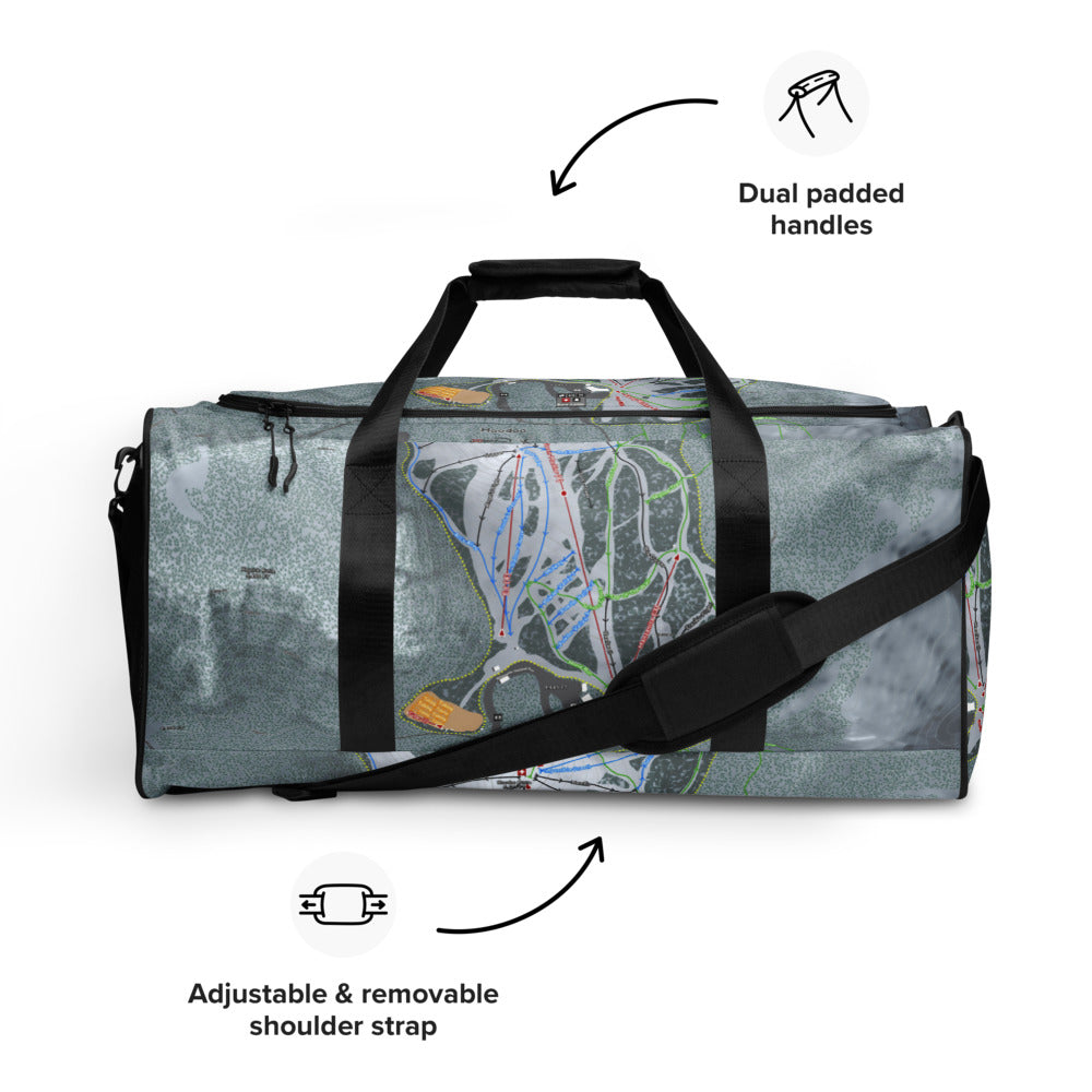 Hoodoo,  Oregon Ski Trail Map Duffle Bag
