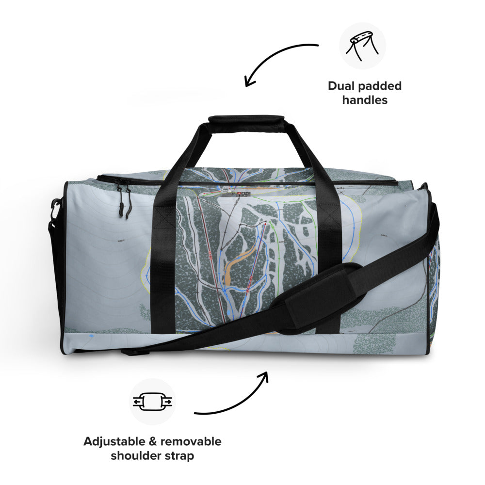 Pomerelle, Idaho Ski Trail Map Duffle Bag