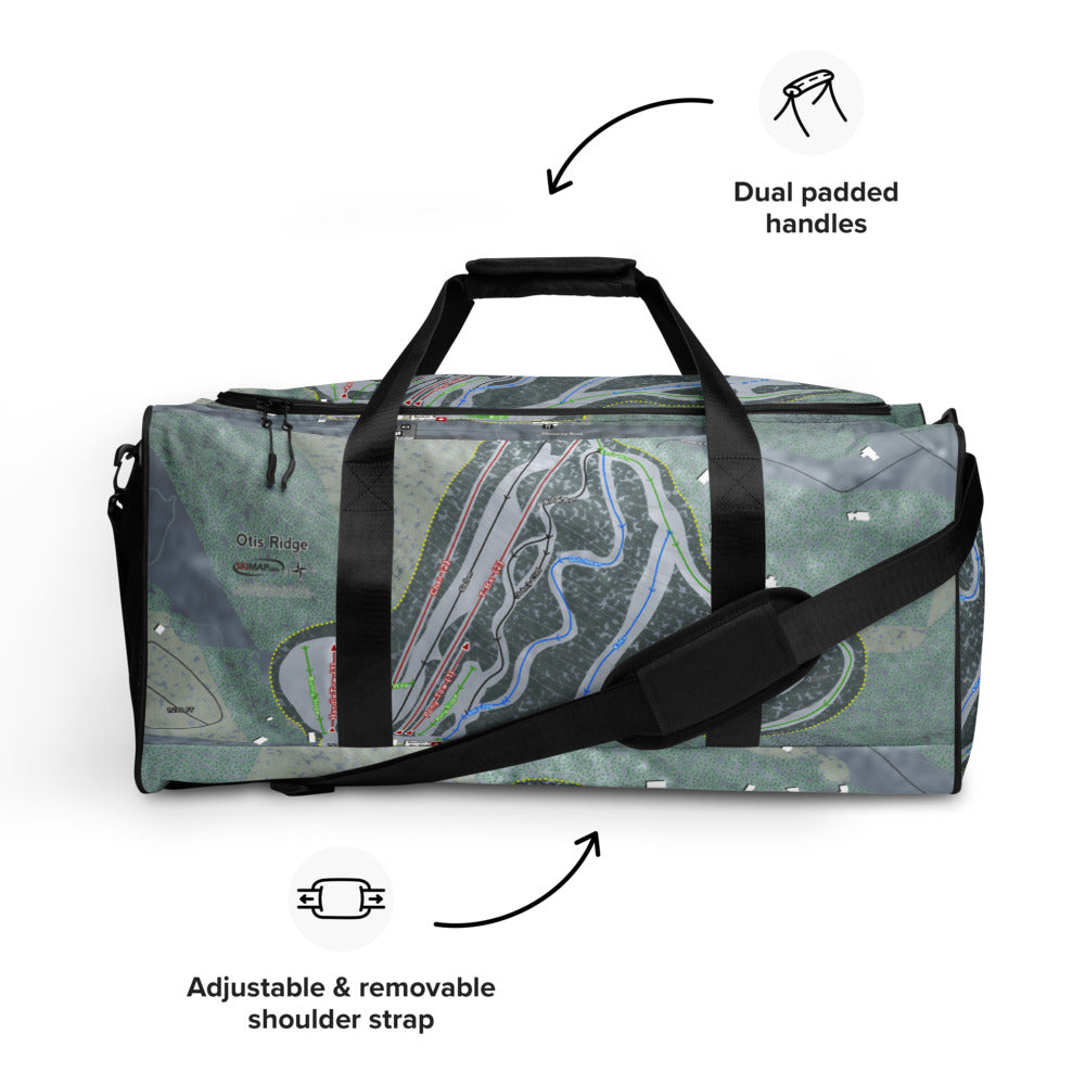 Otis Ridge, Massachusetts Ski Trail Map Duffle Bag
