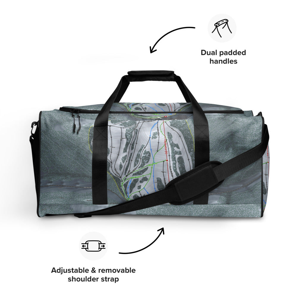 Warner Canyon, Oregon Ski Trail Map Duffle Bag