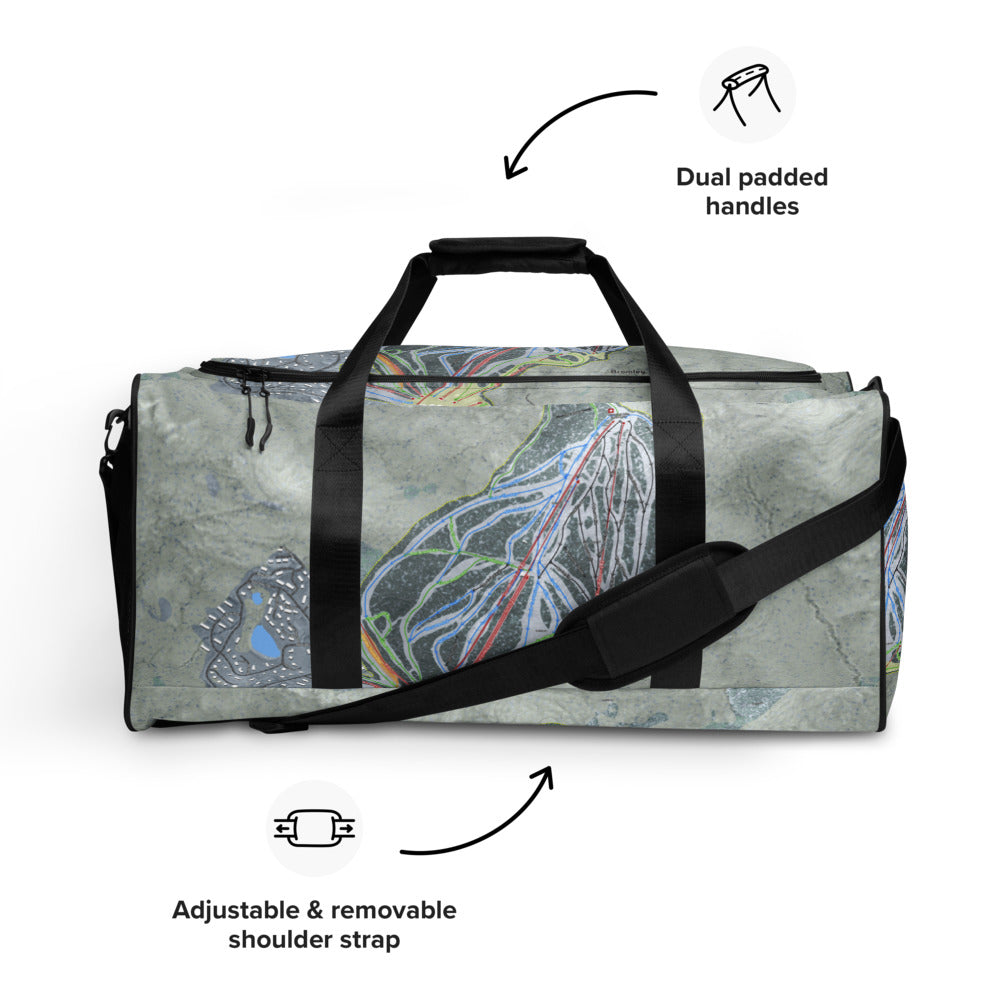 Bromley, Vermont Ski Trail Map Duffle Bag