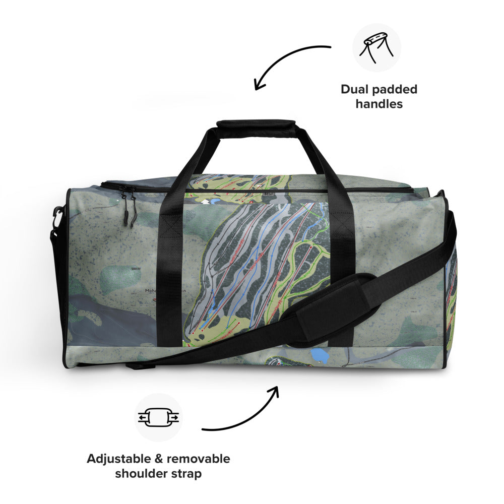 Mohawk Mountain, Connecticut Ski Trail Map Duffle Bag