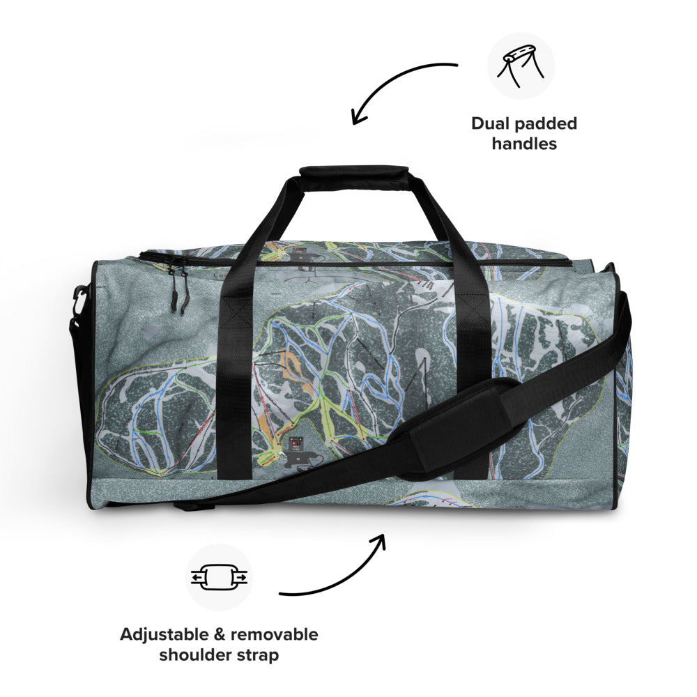 Lost Trail, Montana Ski Trail Map Duffle Bag