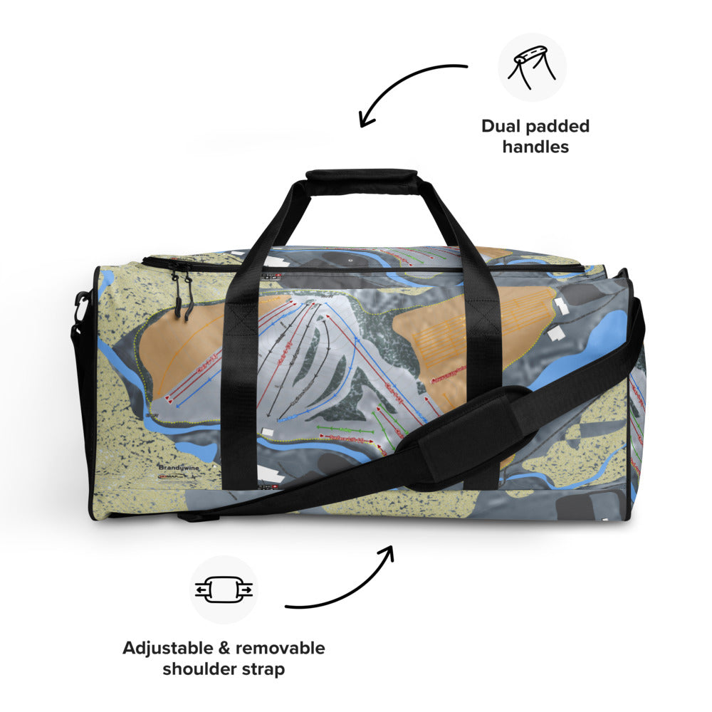 Brandywine, Ohio Ski Trail Map Duffle Bag