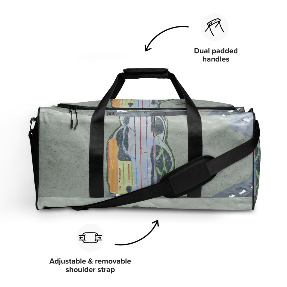 Campgaw Mountain, New Jersey Ski Trail Map Duffle Bag