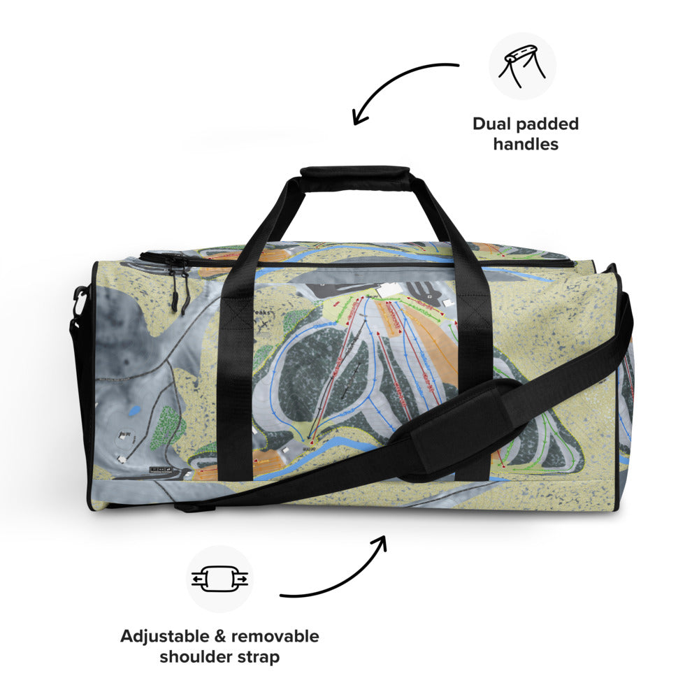 Paoli Peaks, Indiana Ski Trail Map Duffle Bag