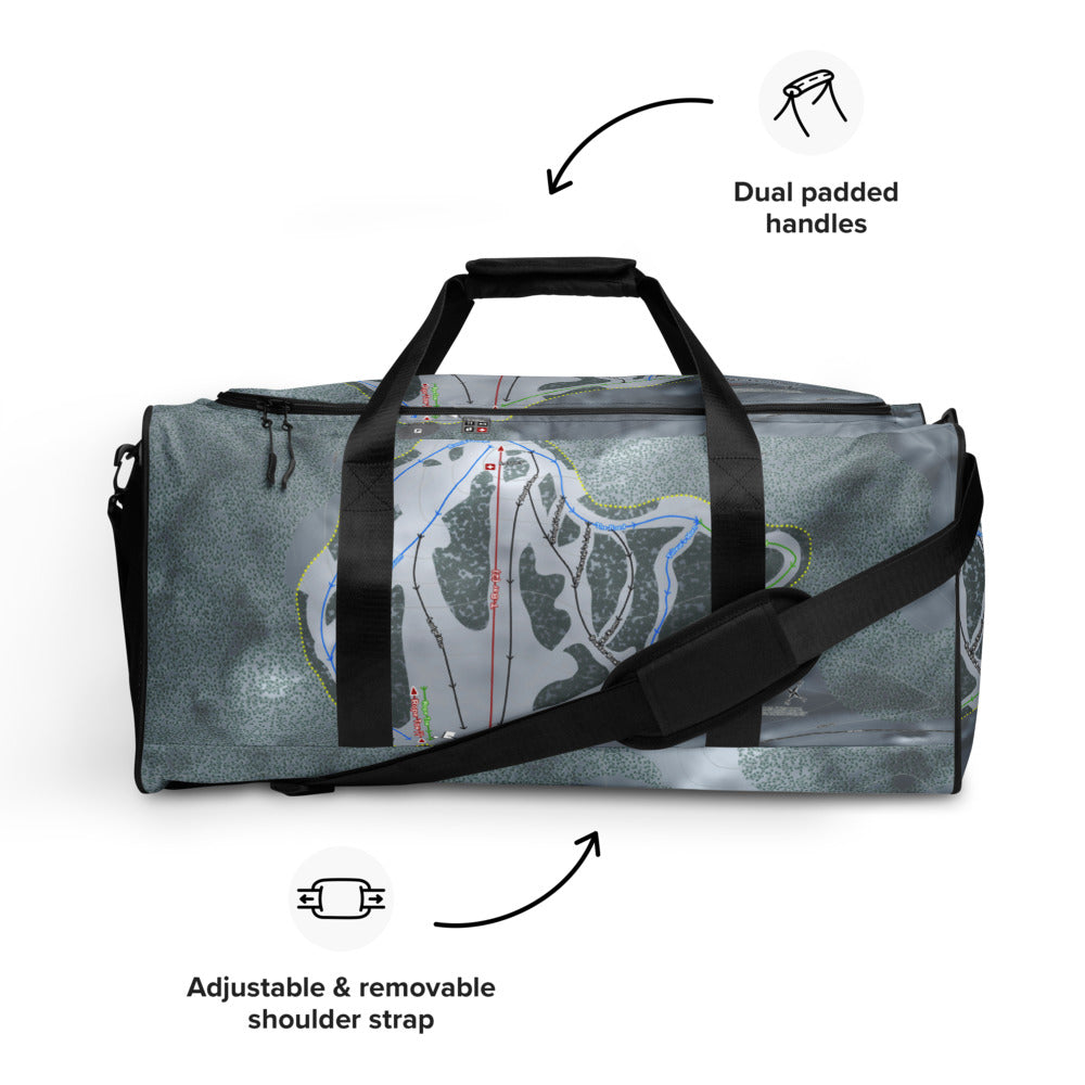 Cedar Pass, California Ski Trail Map Duffle Bag
