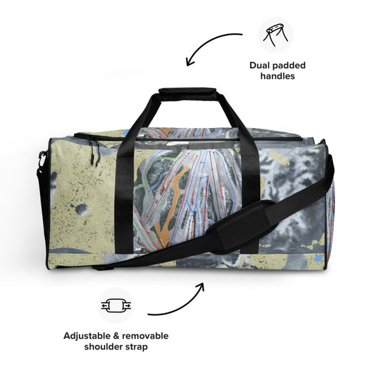 Bittersweet, Michigan Ski Trail Map Duffle Bag - Powderaddicts